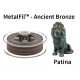 1,75 mm, MetalFil Bronze, filaments FormFutura, 0,75kg